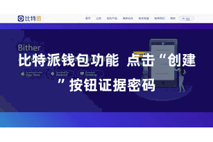 比特派钱包功能  点击“创建”按钮证据密码