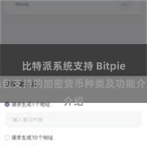 比特派系统支持 Bitpie钱包支持的加密货币种类及功能介绍