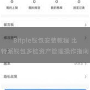 Bitpie钱包安装教程 比特派钱包多链资产管理操作指南