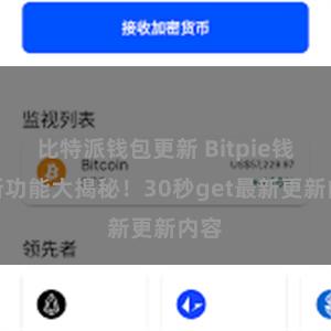 比特派钱包更新 Bitpie钱包新功能大揭秘！30秒get最新更新内容