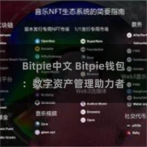 Bitpie中文 Bitpie钱包：数字资产管理助力者