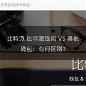 比特派 比特派钱包 VS 其他钱包：有何区别？