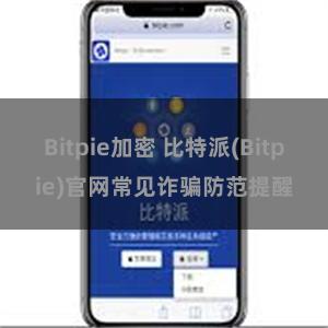 Bitpie加密 比特派(Bitpie)官网常见诈骗防范提醒