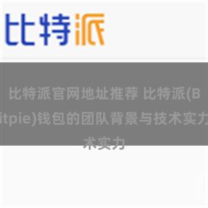 比特派官网地址推荐 比特派(Bitpie)钱包的团队背景与技术实力