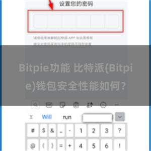 Bitpie功能 比特派(Bitpie)钱包安全性能如何？