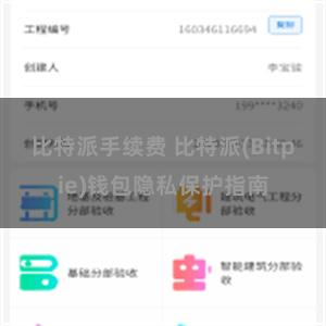 比特派手续费 比特派(Bitpie)钱包隐私保护指南