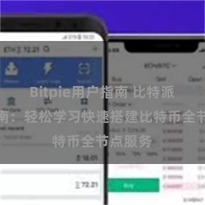 Bitpie用户指南 比特派安装指南：轻松学习快速搭建比特币全节点服务